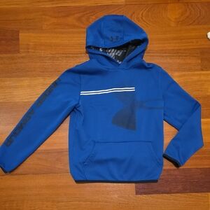 Under Armour Boys Blue Hoodie Size L